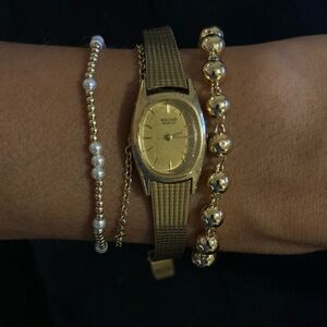 Vintage Gold Seiko Watch